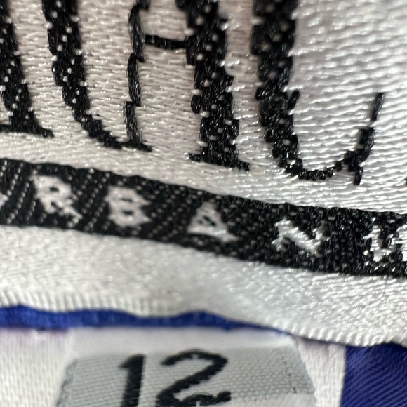 Character Suburban Wear vintage linen royal blue blazer single button 12 office - Picture 5 of 9